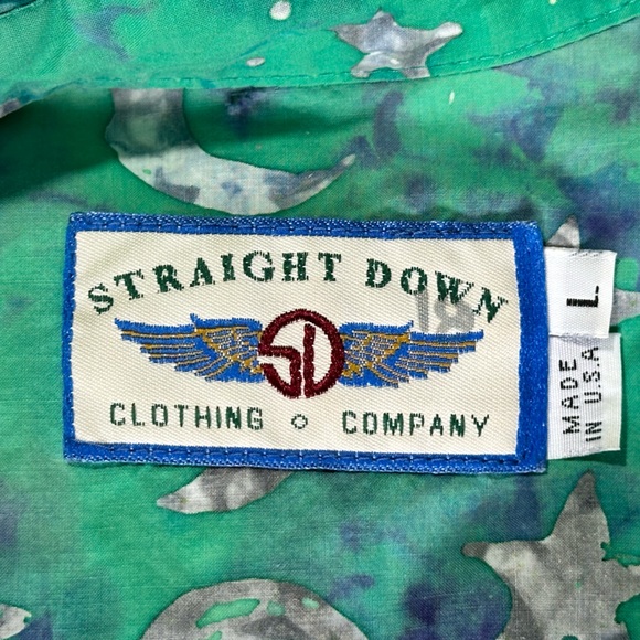 Vintage Straight Down Clothing Company Button Down Shirt - Picture 5 of 5